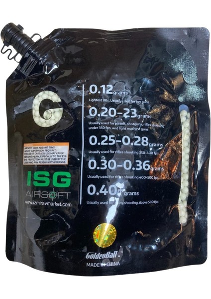 Isgairsoft 0.20G Tracer Bb Green 4000ADET Kolay Dolum Kapaklı Paket fiyatları
