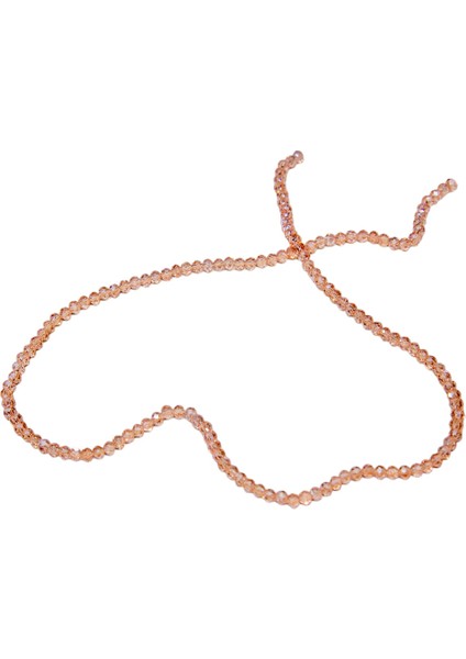 4 mm Somon Basık Kristal Cam Boncuk 1 Dizi - (110 Adet) fiyatları