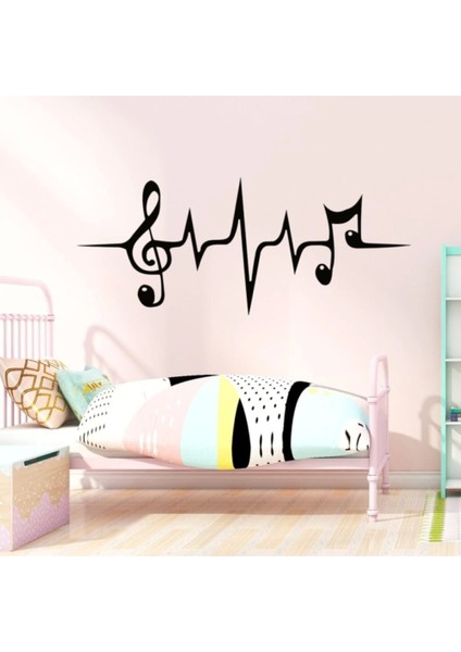 Müzik Yaşam Çizgisi Oturma Odası Duvar Sticker Su Geçirmez Duvar Kağıdı indirimleri