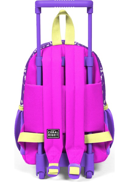 Minik Yuva Çekçekli Sırt Çantası Mor Pembe Bisikletli Kız Desenli Iki Bölmeli 24069 fırsatları