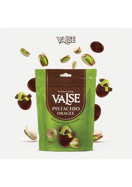 Sütlü Çikolata Kaplı Antep Fıstığı Draje 70 gr modelleri