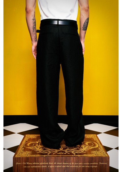 Keten Siyah Pantolon