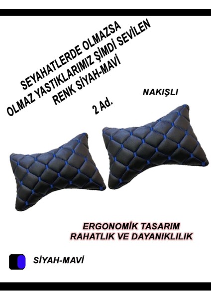 Tofaş Doğan Oto Koltuk Boyun Yastığı Mavi