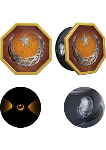 PM-24445 3000K Ayyıldız Hilal Dekoratif LED Duvar Aplik