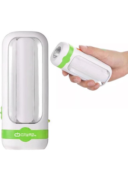 FA-7677 İki Kademeli Şarjlı Ledli İki Fonksiyonlu El Feneri