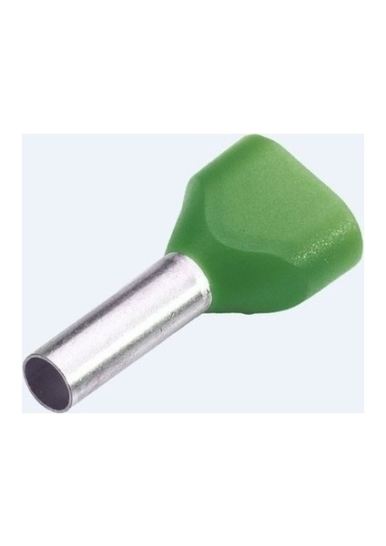 İzoleli Çift Giriş Yüksük 2x1,5 mm Siyah 100 Adet Paket