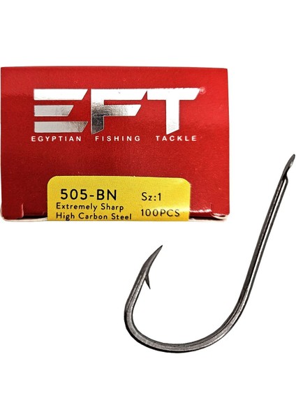 505 Black Nickel Olta Iğnesi 100 Adet