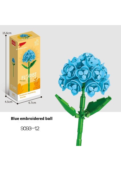 Yapı Taşları Çiçek Küçük Peletler Puzzle Yapboz Hediye (Yurt Dışından)