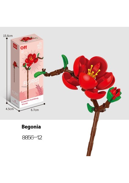Yapı Taşları Çiçek Küçük Peletler Puzzle Yapboz Hediye (Yurt Dışından)