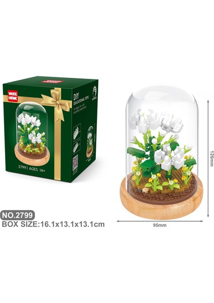 Yapı Taşları Aeon Çiçek Puzzle Oyuncak Tatil Hediyesi (Yurt Dışından)