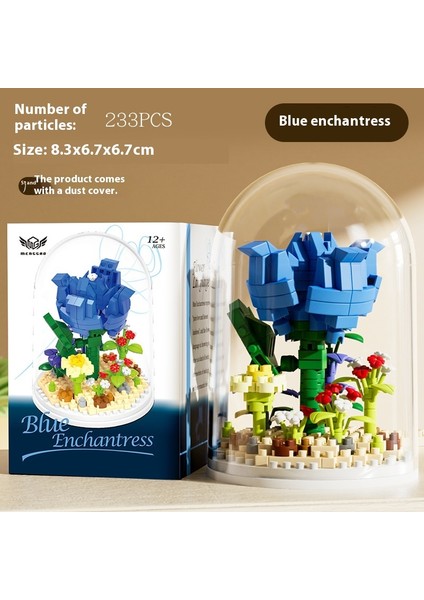Artikül Yapı Taşları Çiçek Oyuncakları Puzzle Yapboz Yapı Taşları Buket Hediye (Yurt Dışından)