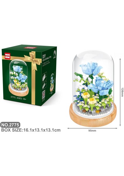 Yapı Taşları Aeon Çiçek Puzzle Oyuncak Tatil Hediyesi (Yurt Dışından)