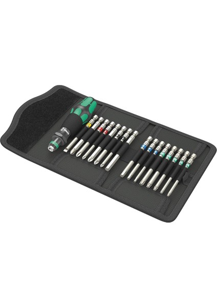 Kraftform Kompakt 60 Tool Finder 05059303001 Tornavida, Değiştirilebilir Uç Seti, Kraftform Kompakt 60 Alet Bulucu, 17 Parça