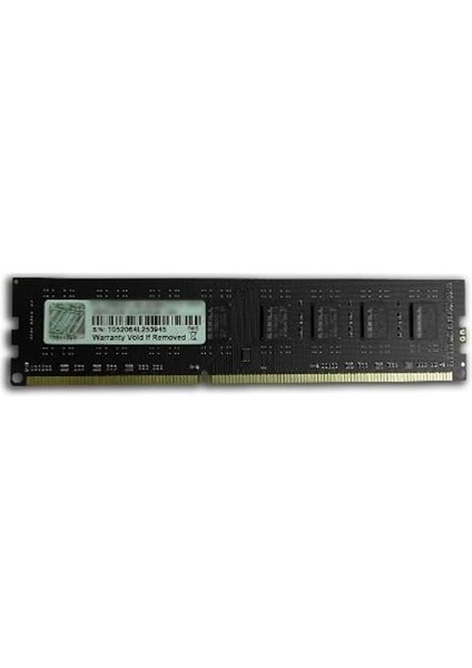 Gskıll 4gb Ddr3 1333MHZ Cl9 Pc Ram Value F3-1333C9S-4GNS 1.5V
