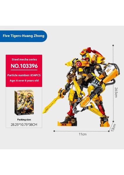 Yeni Mecha Blok Puzzle Montaj Yapı Taşı Oyuncaklar Süsler (Yurt Dışından)