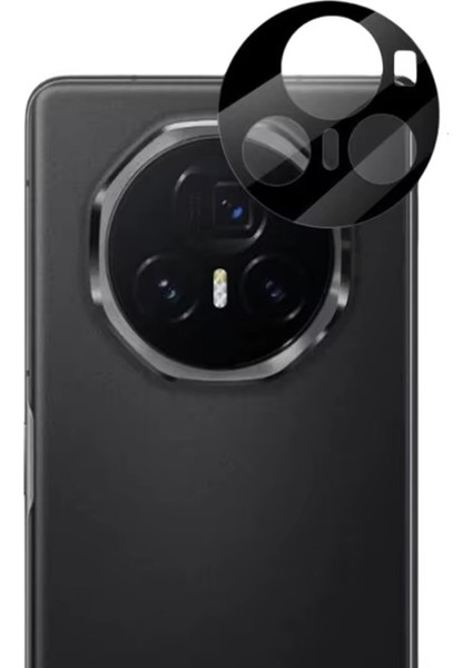 Honor Magic V3 Uyumlu Kamera Lens Koruma Halkası - Kapalı Tasarım -Siyah AL3401