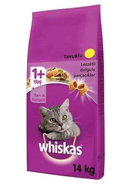 Tavuklu Sebzeli Yetişkin Kedi Mamasi 14 kg