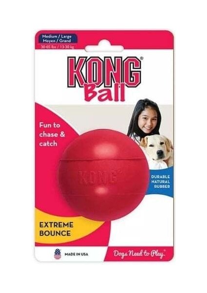 Delikli Top Şeklinde Çok Amaçlı Köpek Oyuncağı Medium/Large