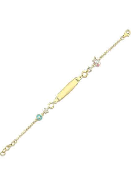 Altın Çocuk Künye - 14K - 3.05GR