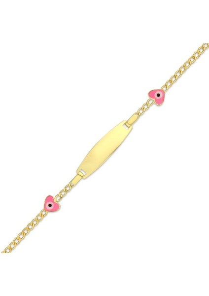 Kalpli Altın Çocuk Künye - 14K - 2.32GR fiyatları