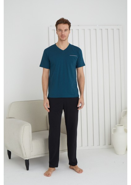 Elitepoint Kısa Kollu V Yaka Pijama Takımı 1514