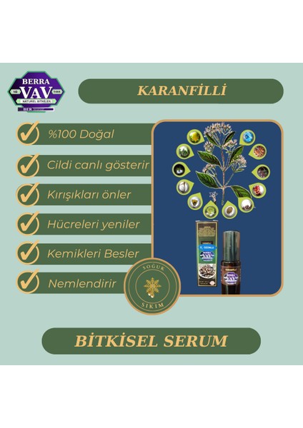 vav Bitkisel Ozonlu Serum Karanfilli