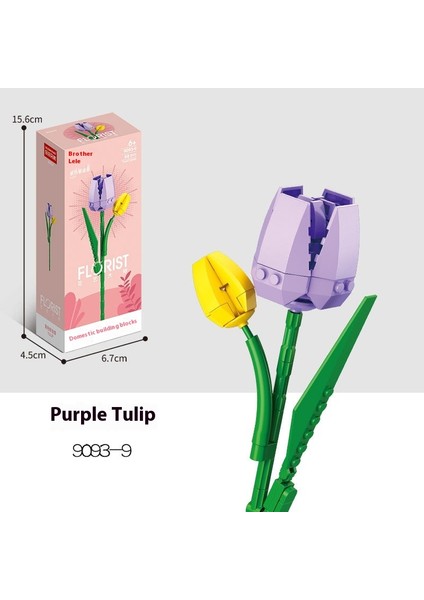 Yapı Taşları Çiçek Küçük Peletler Puzzle Yapboz Hediye (Yurt Dışından)