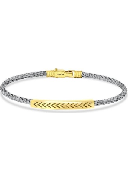 Altın Erkek Bileklik - 14K - 3.70GR