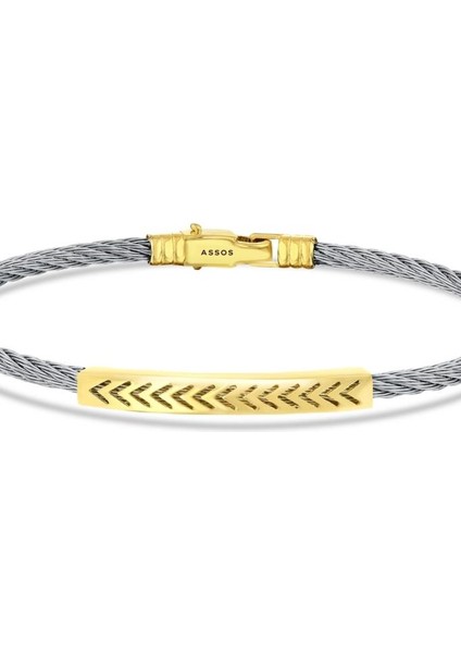 Altın Erkek Bileklik - 14K - 3.70GR