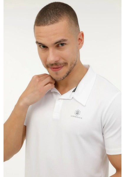 CT461 Sherman Erkek Yakali Tshirt - Beyaz fırsatları