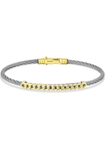 Altın Erkek Bileklik - 14K - 3.60GR