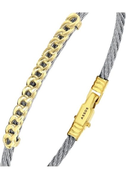 Altın Erkek Bileklik - 14K - 3.60GR