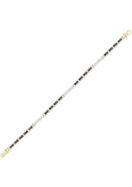 Tasarım Altın Erkek Bileklik - 14K - 10.14GR