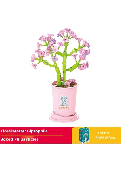 Küçük Parçacıklar Yapı Taşları Buket Puzzle Montaj Oyuncakları Hediyeler (Yurt Dışından)
