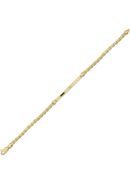 Tasarım Altın Erkek Bileklik - 14K - 9.86GR