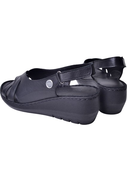 Kadın Deri Dolgu Topuk Sandalet D25YS-2510