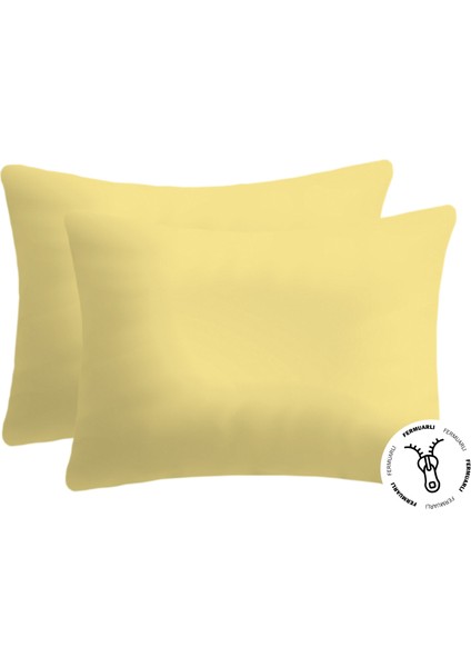 Pamuklu Fermuarlı Yastık Kılıfı | 50 x 70 ( 2 Adet )