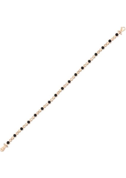 Tasarım Altın Erkek Bileklik - 14K - 15.78GR