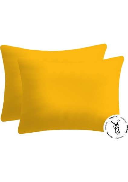 Pamuklu Fermuarlı Yastık Kılıfı | 50 x 70 ( 2 Adet )
