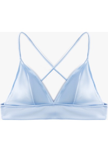Bağlamalı Arkası Çapraz Askılı Bralet Bikini Üstü