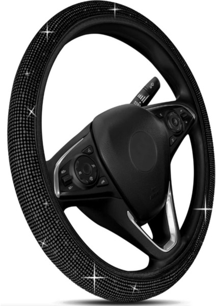 Kadın Sürücülere Özel Pırlanta Model Geçmeli Direksiyon Kılıfı