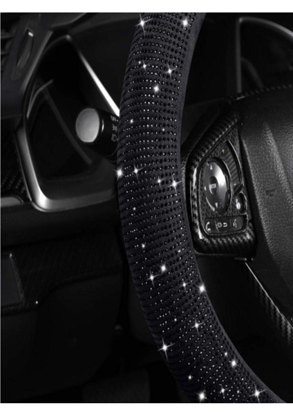 Kadın Sürücülere Özel Pırlanta Model Geçmeli Direksiyon Kılıfı modelleri