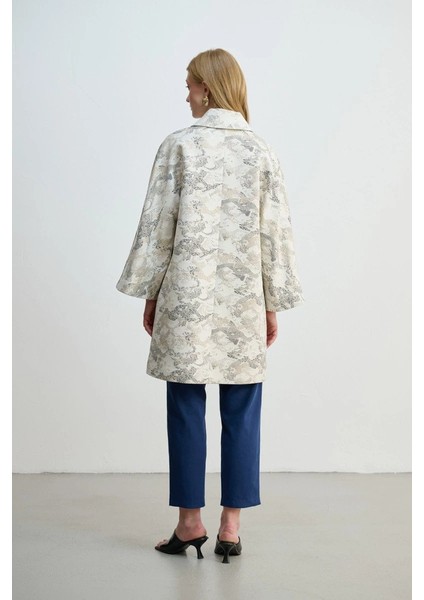 Yakalı Jakar Kaftan - Taş fırsatları