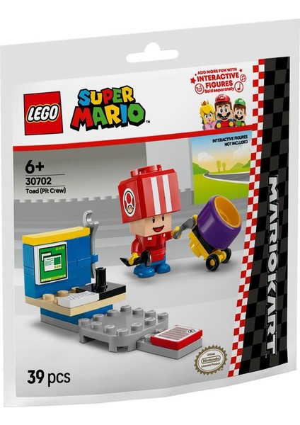 Super Mario 30702 Toad (Pit Crew)