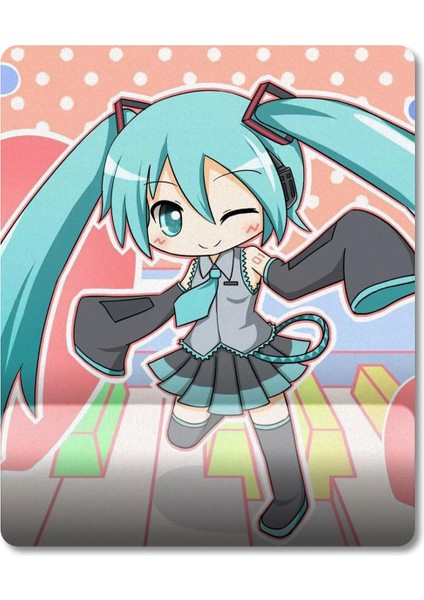 Hatsune Miku Bilek Destekli Mousepad Model 3 - Dikdörtgen