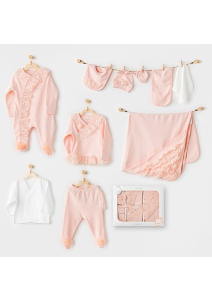 Kız Bebek Hastane Çıkışı 10 Parça Newborn AC25591