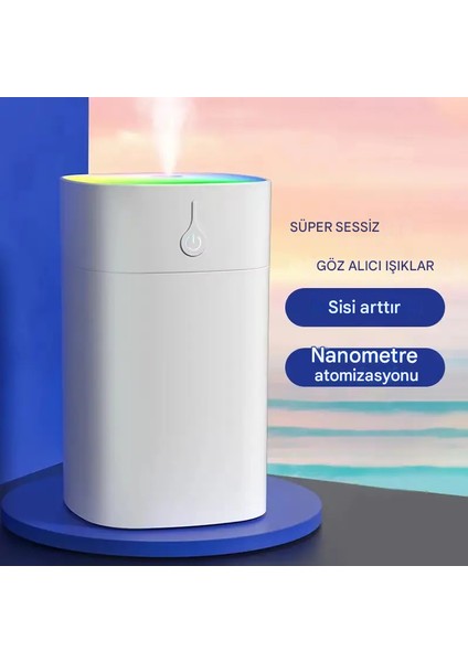 Rgb Işık Hava Nemlendirici Buhar Makinesi Oda Kokusu Araba Kokusu