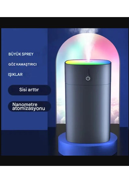 Rgb Işık Hava Nemlendirici Buhar Makinesi Oda Kokusu Araba Kokusu