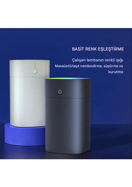 Rgb Işık Hava Nemlendirici Buhar Makinesi Oda Kokusu Araba Kokusu