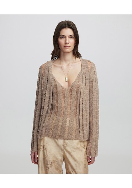 Ajurlu Triko Hırka IS1250050042003